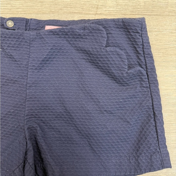 Lilly Pulitzer Navy Blue Scalloped Shorts - Size 8 - Picture 3 of 4